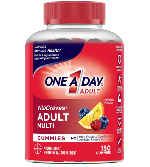 One A Day Vitacraves Orange Cherry Berry in the United States