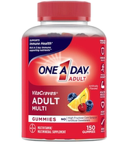 American One A Day Vitacraves orange cherry berries adult multivitamin fudge