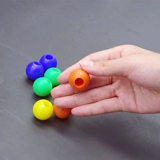 Фабрика прямой продажи на заказ полосах -поры Силиконовый Клейский Шар с высоким полым силиконовым шариком половина бомба