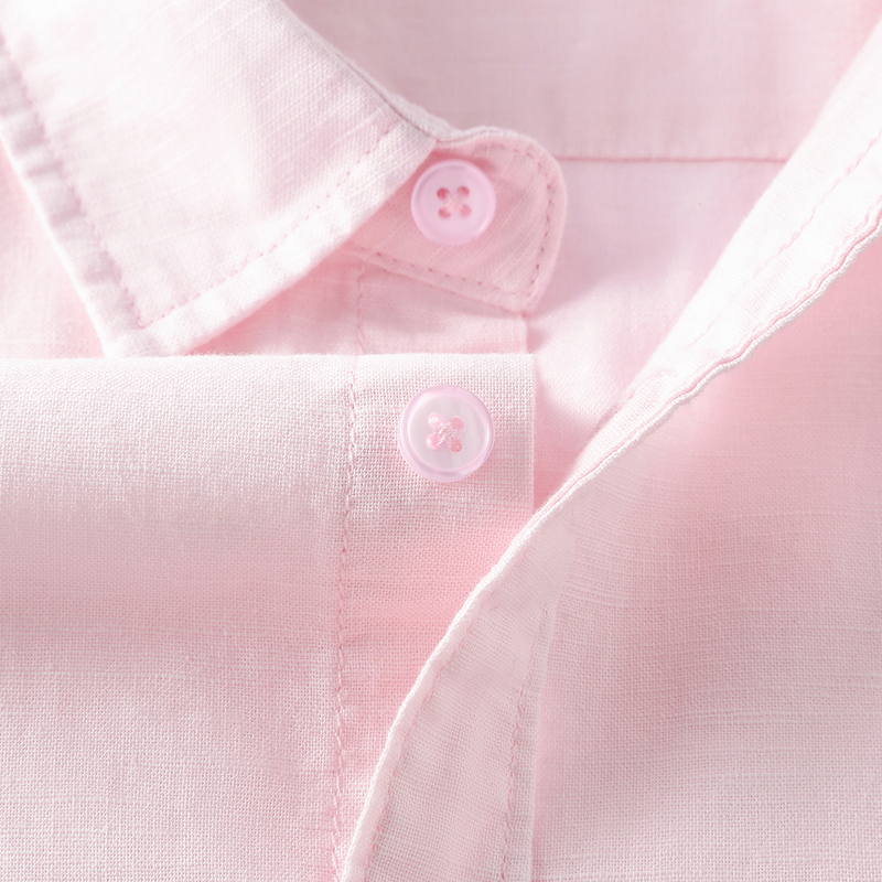Baby Pink Summer Thin Short-Sleeved Shirt Women's Professional Workwear 2025 New Basic Style Petite Shirt