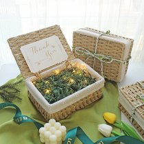 Camellia gift box empty box large birthday gift box for girlfriend packaging ins box forest style companion gift box love