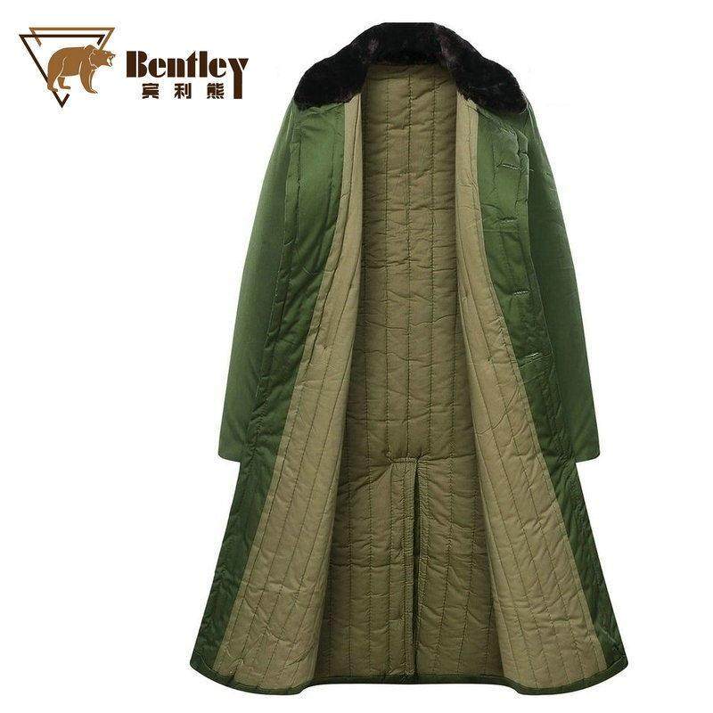 军大衣男冬季加长款如何选择最保暖又实用的东北大棉袄?