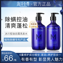 Ocean to revered men shampoo Water control Oil descuttings Mite Cleaning No Silicone Oil Shampoo The Official Flagship Store