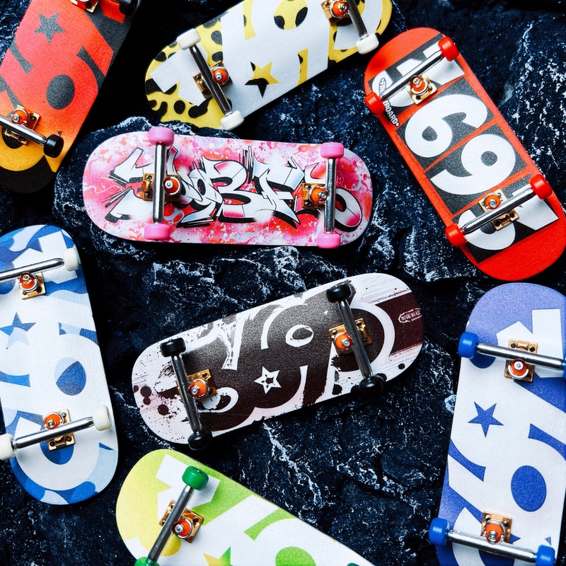 3693 Professional Finger Skateboard Bs25 Series Logo Set Deep Concave High-Heel Skateboard Matte Finish 34*97 Single Axle Bridge