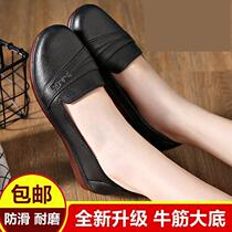 Low-top tendon bottom shallow-mouth short-tube rain boots for women wear-resistant soft-soled rubber shoes waterproof and non-slip kitchen mom work shoes