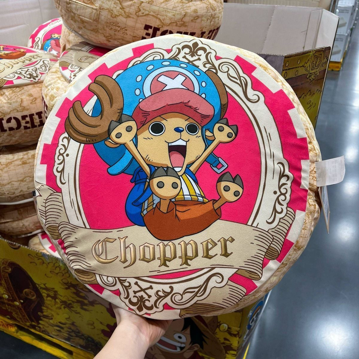 Japan Anime Zoro Luffy Chopper Plush Toy Pillow Stuffed Back