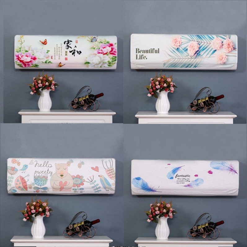 Wall-mounted air conditioning cover dust cover hanging 2021 new beautiful Gree dust cover all-inclusive air conditioning cover cloth cover universal