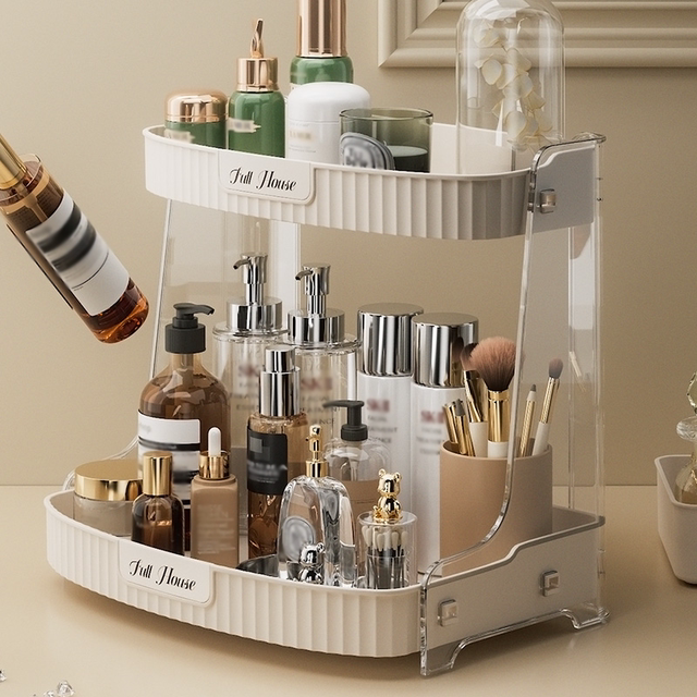 CLEANONE desktop ເຄື່ອງສໍາອາງ dressing table makeup box rack storage mask