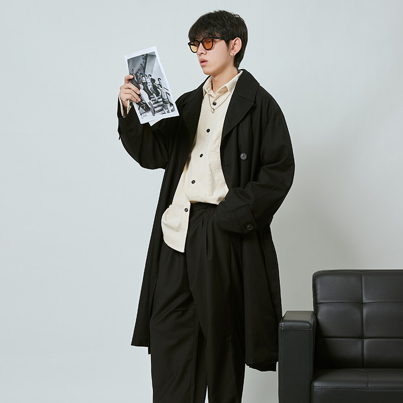 Garden hub official original long version of the wind coat with loose jacket 