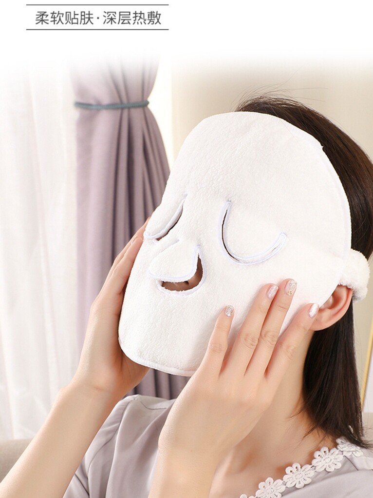 Japanese-style hot towel facial mask cover face face salon special face washing steam mask skin pure cotton thickening