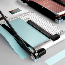Huanmei paper cutter a4 manual paper cutter paper cutter steel wooden paper cutter small photo cutting knife multi-functional guillotine cutting knife paper cutter paper cutter paper cutting artifact