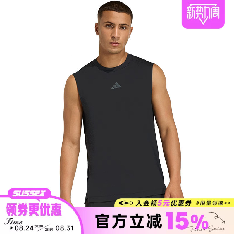 Adidas Adidas Summer Men's Sports Casual Sleeveless T-Shirt Vest Kd0373 Adidas Adidas Summer Men's Sports Casual Sleeveless T-Shirt Vest Kd0373