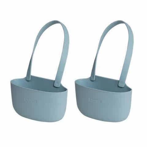 Wuming kitchen sink drain basket faucet hanging bag small supplies rack pool storage shelf