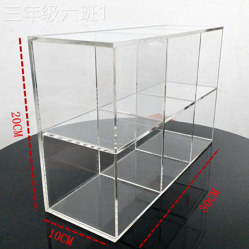 Universal household rack pressure gram tea transparent grid water cup horse cup display rack kettle gram tea set storage layer