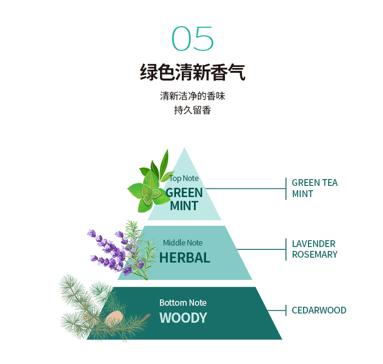 韩国食药厅认证有效 爱茉莉 绿茶防脱控油洗发水 500ml 图12