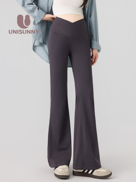 Unisunny Shark Pants Fall and Winter Low Waist Yoga Pregnant Women — 3