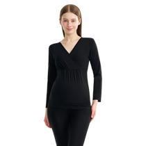 unisunny maternity autumn clothes and autumn trousers suit spring postpartum breastfeeding bottoming clothes autumn and winter warm confinement clothes