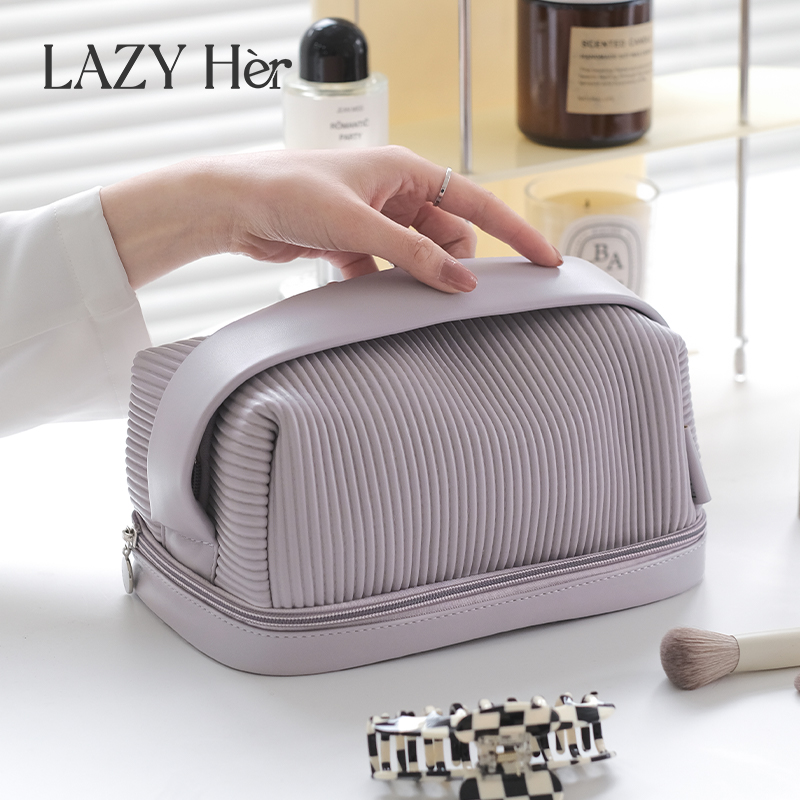 Cosmetic bag female advanced sense 2022 new super fire large capacity portable super large storage bag waterproof travel wash bag