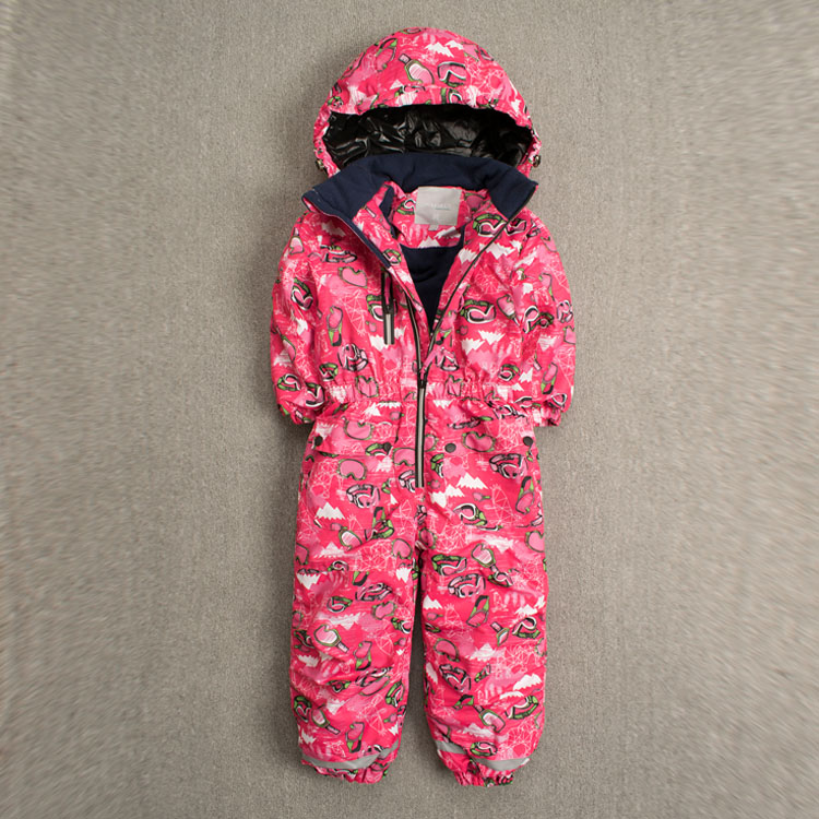 Foreign Trade Russian Single Child Concord Ski Clothes Boys and Girls Waterproof Ski Clothes for Children