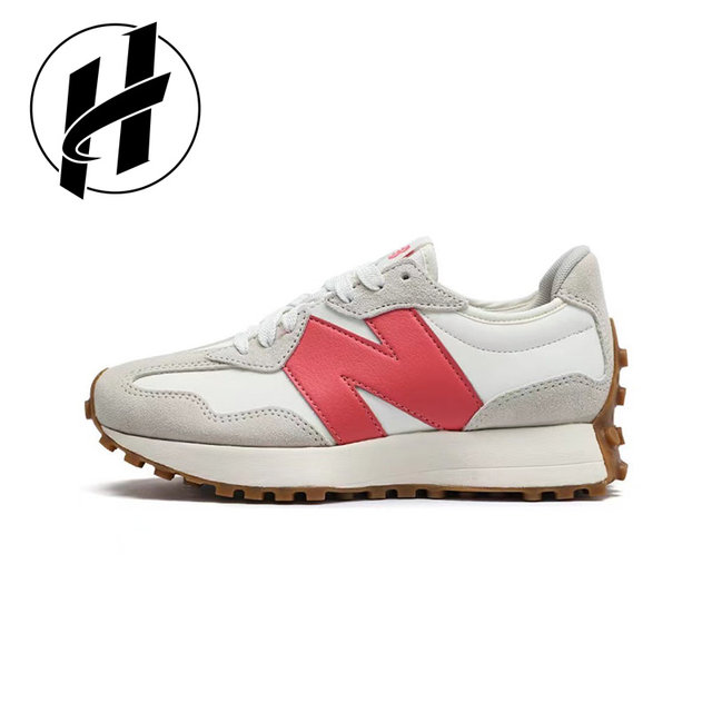 NewBalance dad shoes casual breathable NB ແມ່ຍິງ retro ຕົ້ນສະບັບສີຂີ້ເຖົ່າເກີບແລ່ນເກີບກິລາຜູ້ຊາຍ MS327SBC