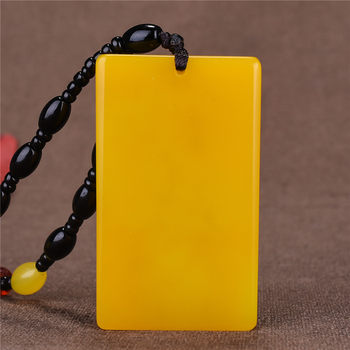 Topaz brand jade pendant can be customized in size and engraved