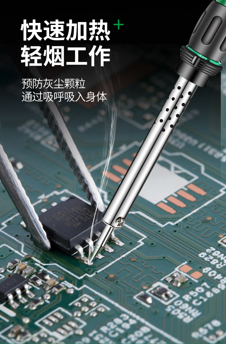 Budweilion Electric Soldering Iron Constant Temperature Home Suit Welding Tool Electric Loiron Thermoregulation Electric Welding Pen Soldering Gun Maintenance