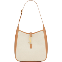 YSL Yves Saint Laurent Womens LE 5 À 7 Taupe Brown Underarm Bag Shoulder Bag