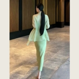 Раздельный весенний элитный комплект, небольшая юбка, китайский стиль