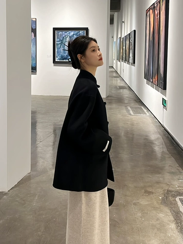 Комплект, осенняя ретро юбка, китайский стиль, изысканный стиль