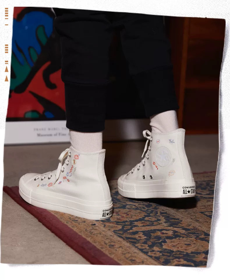 Кеды Converse 1970-х женские кроссовки Converse с вышивкой любви к Валентину, красные высокие канвасовые кроссовки A03931C