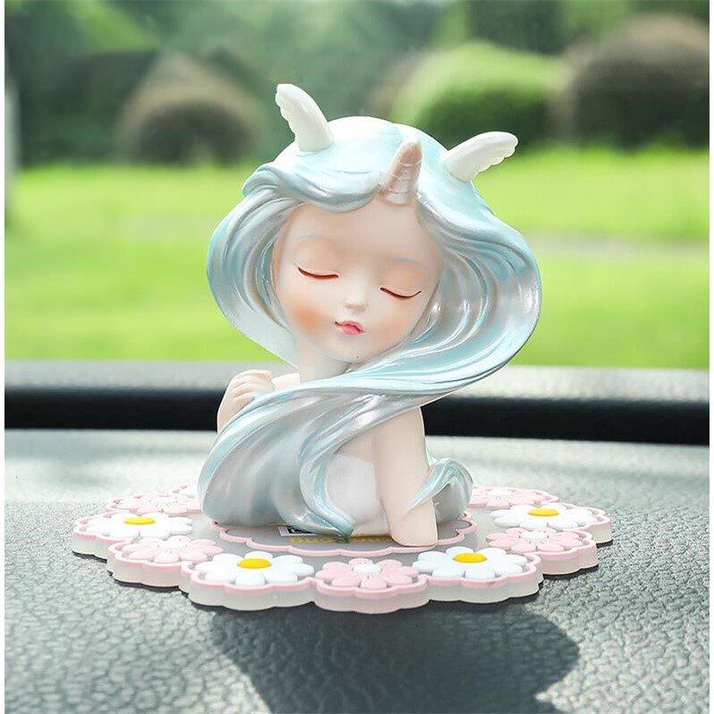 Car ornaments 2021 new ins net red ocean girl car high-end atmospheric goddess decorations Daquan