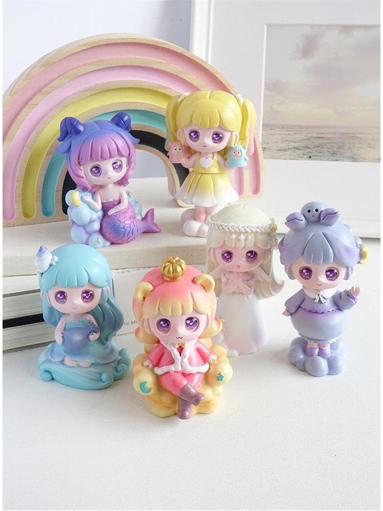 Car ornament twelve constellation blind box ornament lion Libra Scorpio cute girl heart car interior decoration