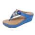 2018 clip toe nêm sandal nữ mùa hè thoải mái dép hermes nữ Sandal