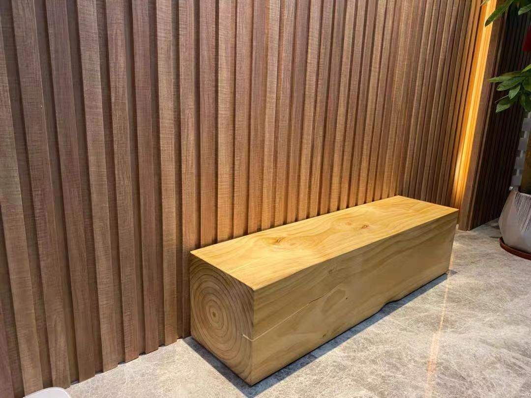 Brief Personality Creative Strip Stool Folk Juku Log Long Bench TV Cabinet Home Entrance Changing Shoes Stool Solid Wood Mound
