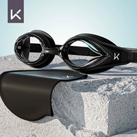 Классический черный [плавательные очки + плавание] [Плоский свет/миопия.