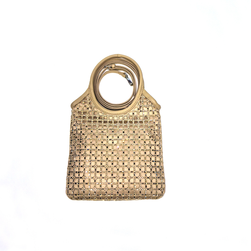 2025 New Style Rhinestone Handbag for Women, Light Luxury, High-End, Fully Rhinestone-Encrusted, Hollow-Out, Shoulder Bag, Underarm Bag, Crossbody Bag, Hobo Bag