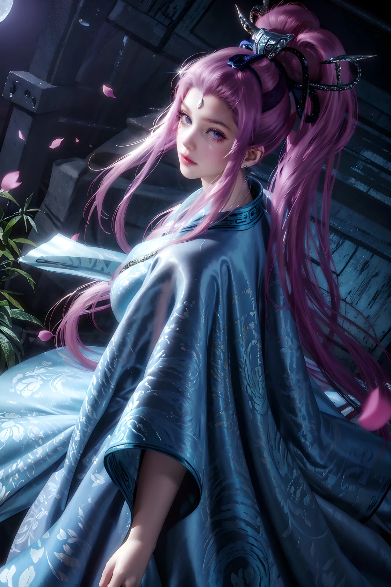 月神 - 秦时明月-国漫图库-动漫壁纸-国漫壁纸和国漫Ai绘画国漫女神的图库
