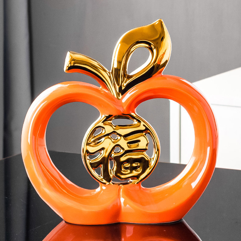 New Chinese-style creative light luxury high-end living room desktop ceramic decoration TV cabinet wine cabinet office room decorations