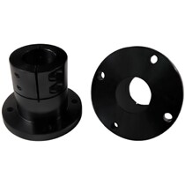 Steel round flange guide shaft abutment opening optical axis seat STHWRB STHWRBL 12 16 20 