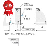 Guide shaft abutment t type opening type shstbn shstman shstan12 15 16 16 25 25 30-30