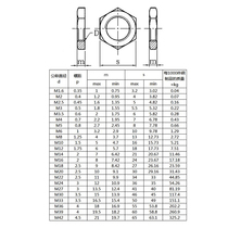 High strength thin nut GB6172 6173 galvanized flat nut hair black fine tooth hexagonal thin screw cap M5-M48