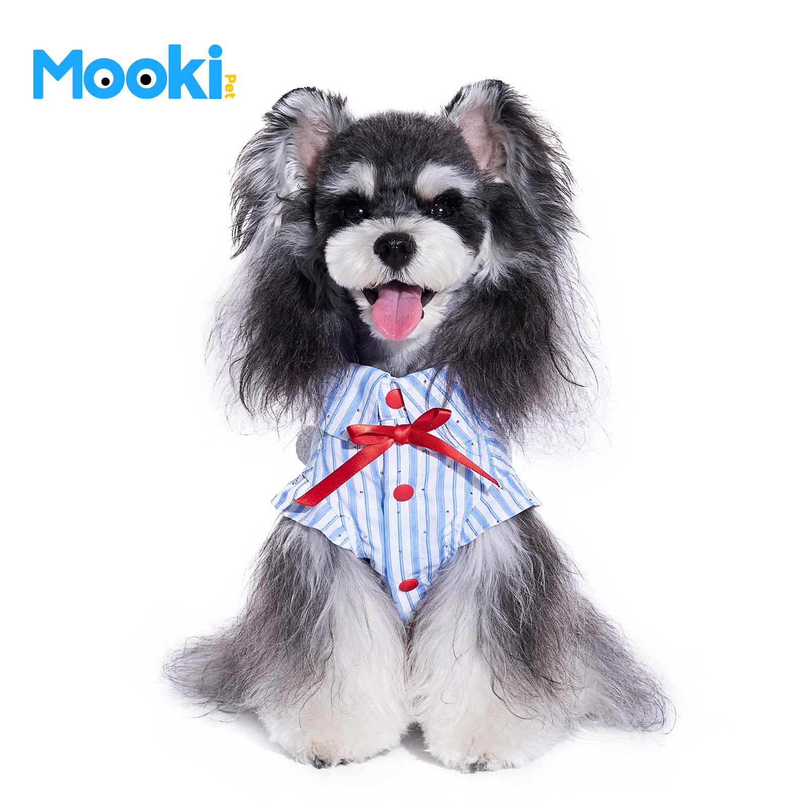 mookipet狗狗衣服小型犬马尔济斯比熊雪纳瑞宠物约克夏衬衫可爱