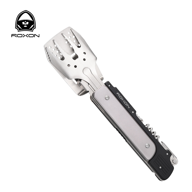 Roxon 601 Mbt3 Fork Shovel Bottle Opener Six-In-One Barbecue Grill Multi-Functional Tool