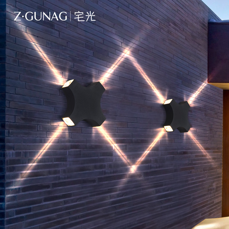 Small duplex staircase lamp wall lamp home super bright villa outdoor lamp led modern minimalist outdoor corridor walkway lamp