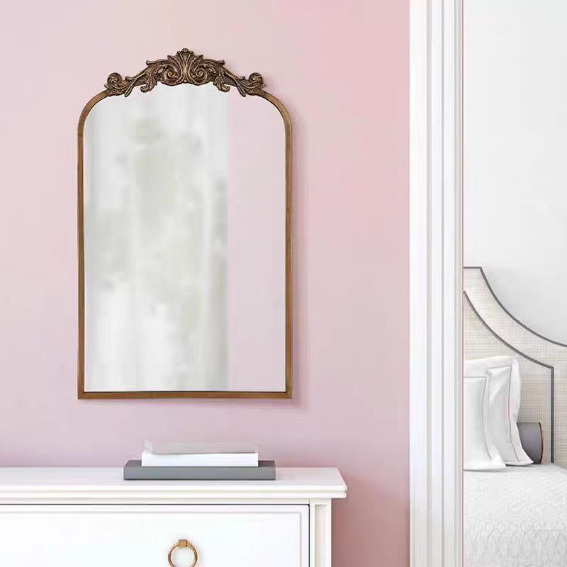 复古全身镜落地镜家用简约壁挂穿衣镜法式雕花换衣镜服装店试衣镜详情4