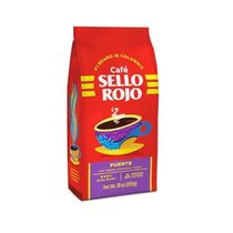 Sello Rojo Fuerte Dark Roast Ground Coffee Bag 10 oz P