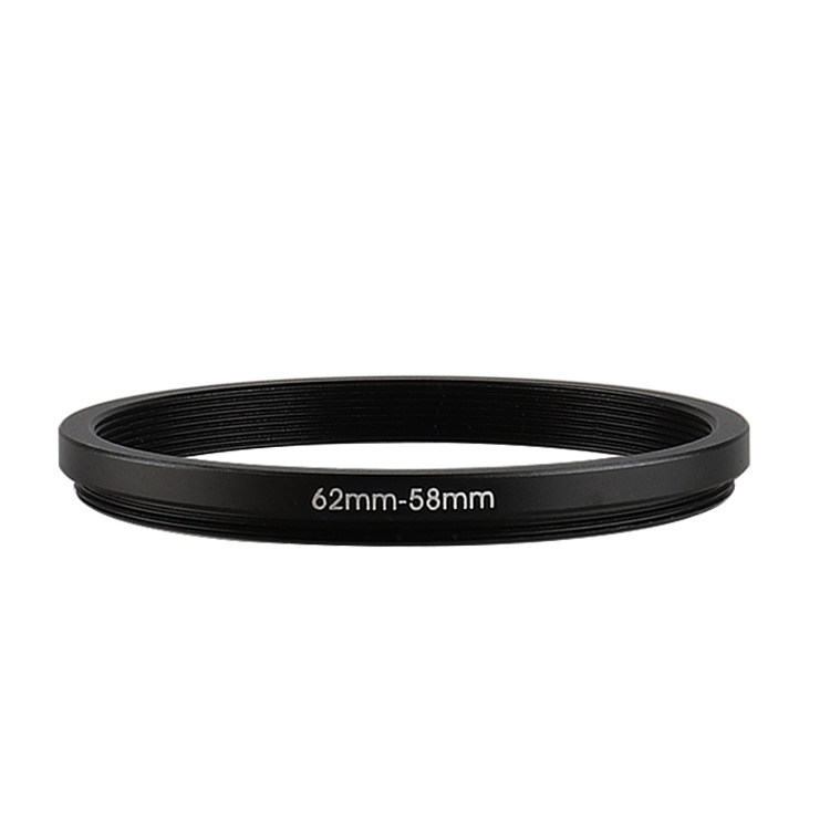 62mm-58mm Filter Lens Switching Ring UV Polarising Star Light Close to Regent Lens Conversion Interface Ring Swap Metal Ring