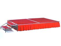 Stage apron skirt cloth comes with Velcro paste activity folding mobile hotel stage use