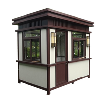 Finished steel structure real stone paint guard booth security booth outdoor school kindergarten community property guard duty room
