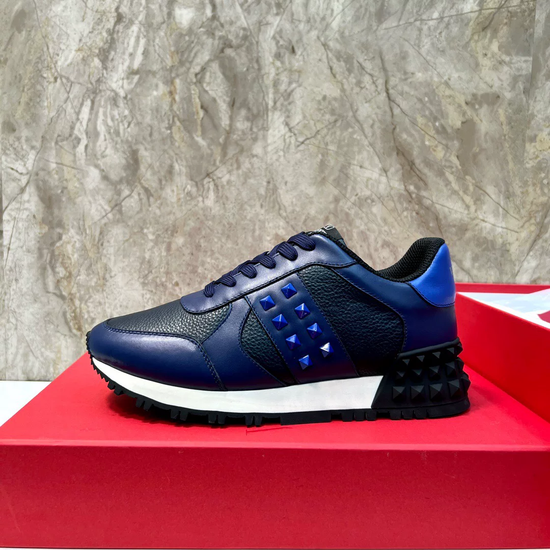 Покупка Valentino Valentino 23SS новая мода низкопрофильные обувь на шнуровке с толстой подошвой повседневные кроссовки для мужчин